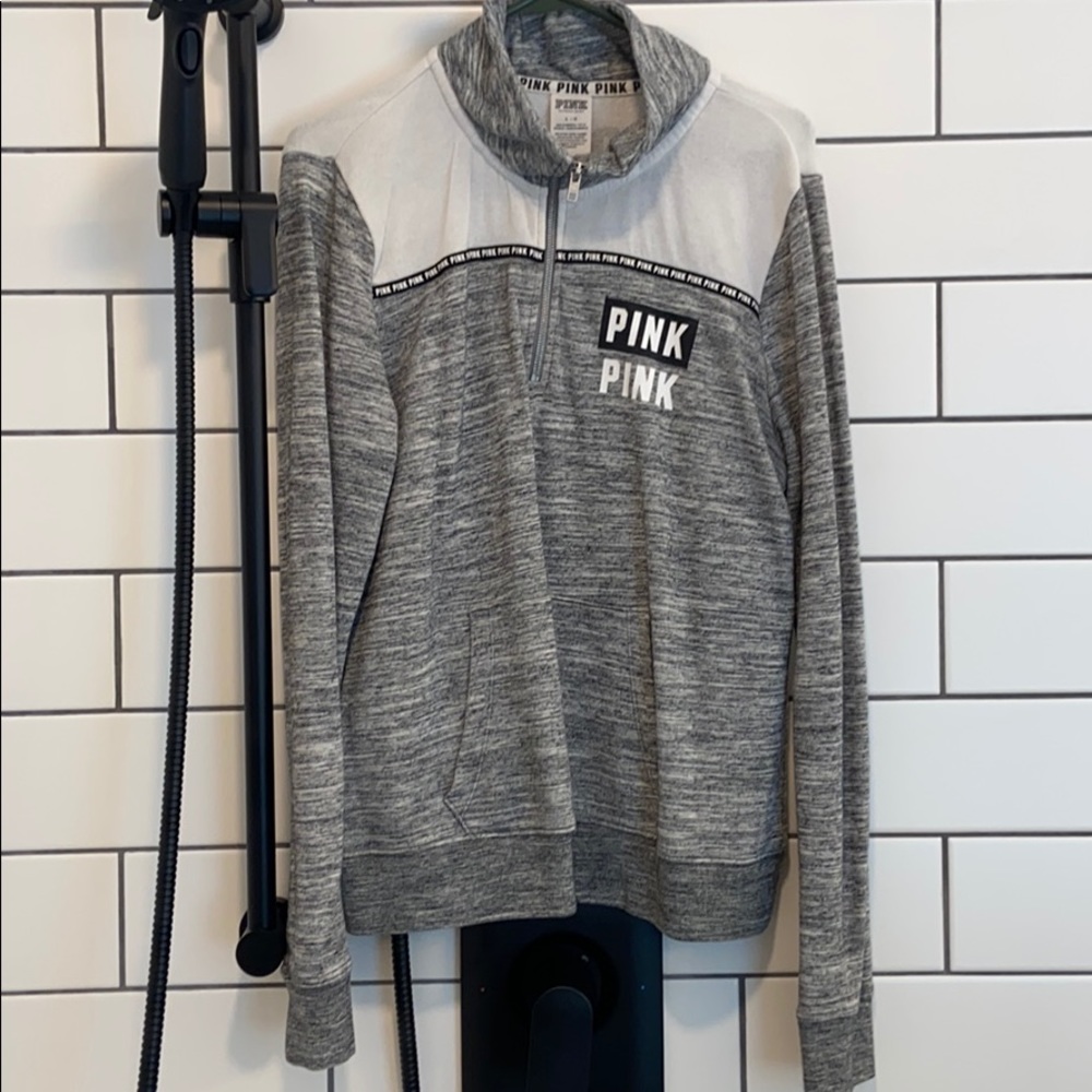 1/4 zip VS PINK sweatshirt
